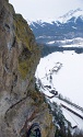 Steinwand Klettersteig Arzl Pitztal