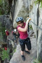 Ginzling Klettersteig, Silke, Karin, Linda, Mai 2009