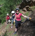 Ginzling Klettersteig, Silke, Karin, Linda, Mai 2009