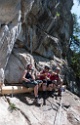 Ginzling Klettersteig, Silke, Karin, Linda, Mai 2009