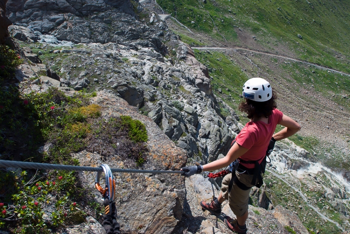 20100703152135.jpg - Optimale Verhältnisse bei Steinbock- und Murmeltier-Klettersteig