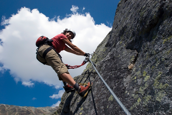 20100703154714.jpg - Optimale Verhältnisse bei Steinbock- und Murmeltier-Klettersteig