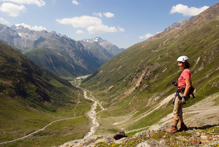 20100703155200.jpg - Optimale Verhältnisse bei Steinbock- und Murmeltier-Klettersteig