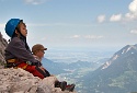 Alpspitz Ferrata, mit Christian (7 Jahre), 17. Juni 2007