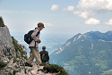 Alpspitz Ferrata, mit Christian (7 Jahre), 17. Juni 2007