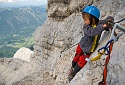 Alpspitz Ferrata, mit Christian (7 Jahre), 17. Juni 2007