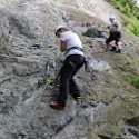 Steinwand Klettersteig