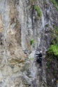 Steinwand Klettersteig