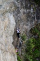 Steinwand Klettersteig