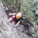 Steinwand Klettersteig Arzl