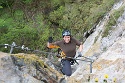 Steinwand Klettersteig