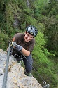 Steinwand Klettersteig