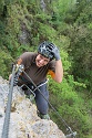 Steinwand Klettersteig