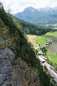 Steinwand Klettersteig